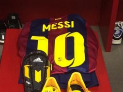 Para la camiseta de Messi ya se tiene una oferta de unos 500 euros. INSTAGRAM / @leomessi