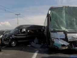 Carmen, Joaquín, Brandon y Joaquín fallecieron en un accidente vial ocurrido en el kilómetro 7.6 del Circuito Exterior Mexiquense. SUN / F. Ramirez