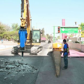 Comienza la repavimentación en López Mateos y San Felipe
