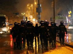 Ante la proximidad de las fiestas para recibir el 2016, la presencia de militares en lugares públicos se multiplicó. AFP / A. Altan