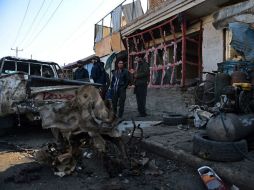 Los responsables realizaron la detonación del explosivo en el momento en que mayor afluencia de gente había. AFP / S. Marai