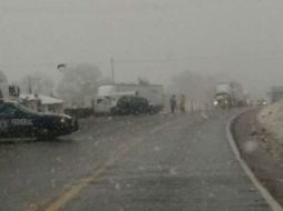 Autoridades mantienen un control sobre la viabilidad en las carreteras debido al hielo formado por las temperaturas. NTX / ESPECIAL