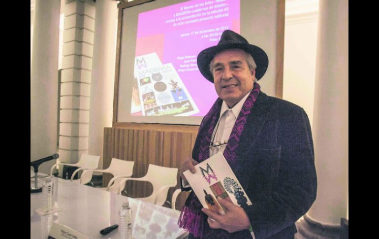 Felipe Covarrubias recupera un añejo proyecto editorial. EL INFORMADOR / R. Tamayo