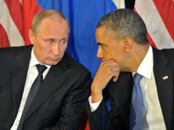 Putin pide a Obama trabajar siempre por un diálogo constructivo y respetuoso con los intereses del otro. EFE / ARCHIVO