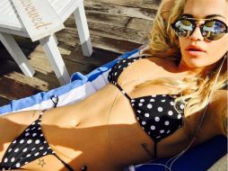 A pocos minutos de haber sido publicada, la imagen ya reúne poco más de 25 mil 'likes'. INSTAGRAM / @ritaora