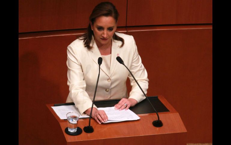 Claudia Ruiz Massieu desahogó una intensa agenda de 11 reuniones, en el marco de la Asamblea General de la ONU. NTX / ARCHIVO