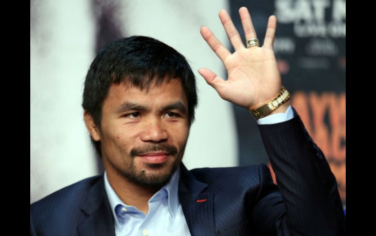 Pacquiao volverá al ring por primera vez después de su derrota ante Floyd Mayweather Jr. NTX / ARCHIVO