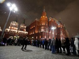 En esos días, las calles de Moscú estarán vigiladas por más de 140 mil cámaras. EFE / M. Shipenkov