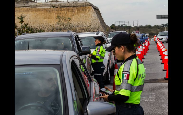 Durante las vacaciones, el alcoholímetro cambiará de lugar para evitar que se informe de los puntos de revisión. EL INFORMADOR / ARCHIVO