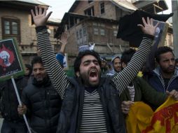 La unidad de élite del ejército iraní convoca a una manifestación el domingo frente a la embajada de Arabia en Teherán. AP / D. Yasin