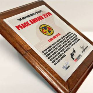 El América es reconocido con el Premio de la Paz 2016