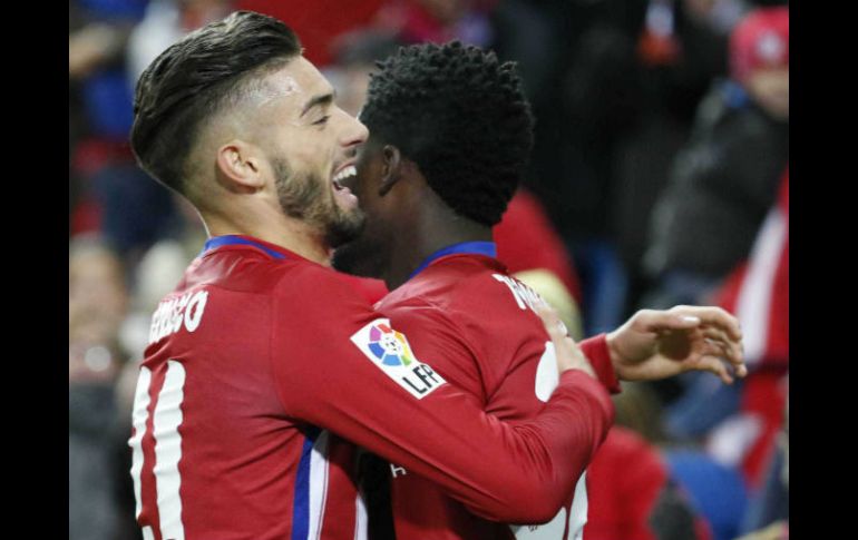Thomas Partey anotó el gol del triunfo en el minuto 81. EFE / Zipi