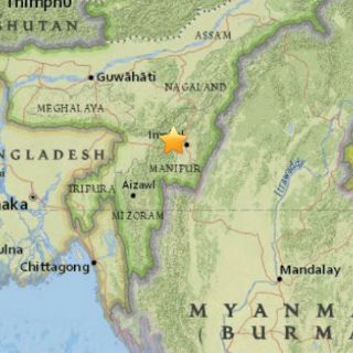 Sismo sacude zona fronteriza entre India y Birmania
