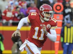 Alex Smith lanzó dos pases de anotación. AP / E. Zurga