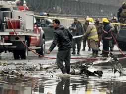 Por el momento se desconoce si hay víctimas o daños. EFE / H. Amid