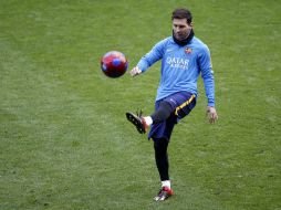 El argentino superó por mucho a su compañero del Barsa. AP / M. Fernández