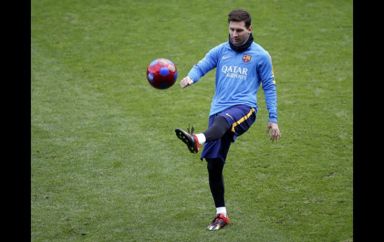 El argentino superó por mucho a su compañero del Barsa. AP / M. Fernández