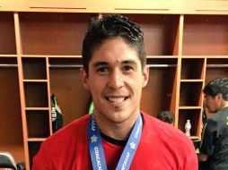 Javier Güemez se fracturó la tibia izquierda durante el partido contra Pumas. TWITTER / @guemezjavier