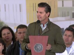 Al inaugurar un hospital en Tamaulipas, el Presidente dice que su Gobierno tiene identificados sus objetivos. TWITTER / @gobmx