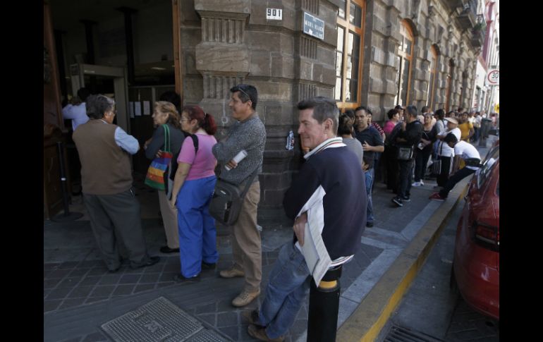 La Sepaf señala que para 2016 será necesario dar mayores facilidades a la población para que realice sus pagos. EL INFORMADOR / E. Barrera