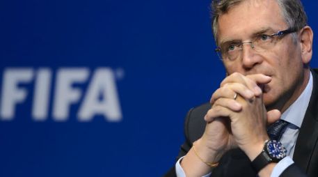 Jérôme Valcke durante una conferencia de prensa en Zúrich. AFP / F. Coffrini