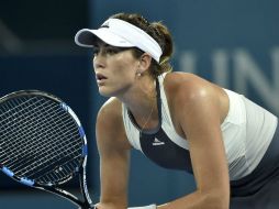 Garbiñe Muguruza dijo no estar preocupada por su dolor. AFP / S. Khan