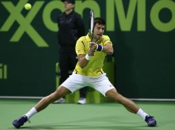 Novak resolvió de buena forma su segundo compromiso. AFP / K. Jaafar