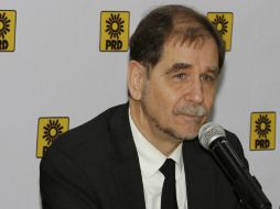 Basave sostiene que es necesaria una alianza del PRD y PAN en Veracruz porque solo así podrán ganarle al PRI. SUN / ARCHIVO