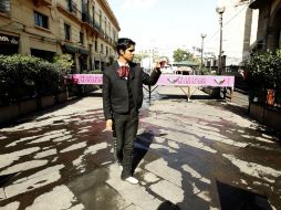 Ahora se procederá al hidrolavado del área y el reacomodo de los macetones para entregar un espacio digno a la ciudadanía. EL INFORMADOR / E. Barrera