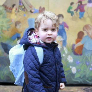 El príncipe Jorge acude a su primer día de guardería