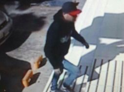 Imagen de seguridad del banco ubicado en Justo Sierra y Juan Palomar y Arias. ESPECIAL /