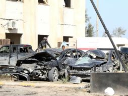 De acuerdo con la policía, el suicida logró engañar a los guardias para que le permitieran entrar al complejo. AFP / M. Turkia
