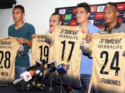 Los jugadores saben que es un reto importante el pertenecer a los Pumas, afrontarán el Clausura 2016 y la Copa Libertadores. NTX / F. García