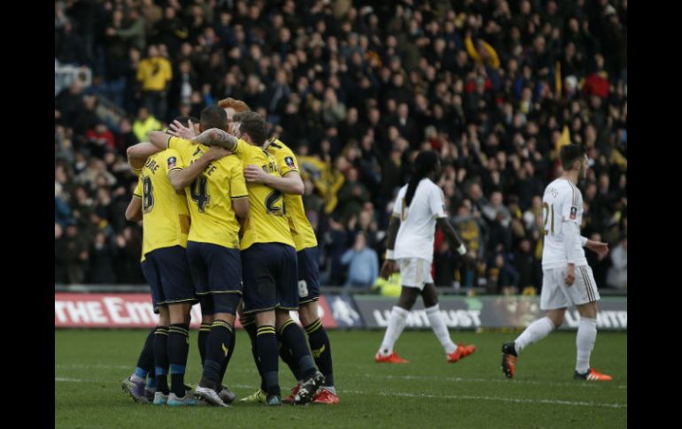 La principal sorpresa del día en estos treintaidosavos de final fue la victoria del Oxford. AFP / A. Dennis