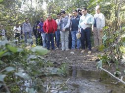Autoridades estatales realizaron una caminata por el área verde para identificar las zonas que están en litigio. EL INFORMADOR / A. García