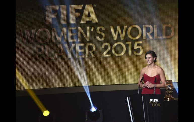 Lloyd ya fue elegida mejor jugadora del pasado Mundial disputado en Canadá. AFP / O. Morin