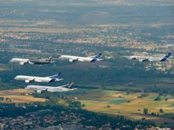 Para el A380 se adecuaron las posiciones 33 y 36 de la Terminal 1. TWITTER / @Airbus