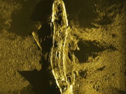 Con la ayuda de un robot submarino autónomo (AUV) se pudieron tomar imágenes con sonar el pasado 2 de enero. EFE /