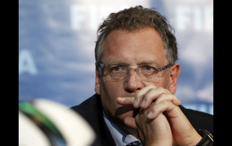 Jerome Valcke había anunciado que dimitiría de su puesto cuando la FIFA reemplazara a Joseph Blatter. AP / C. Ena