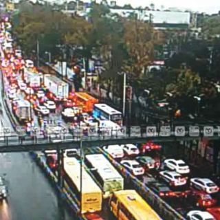 La Ciudad de México amanece con lluvia