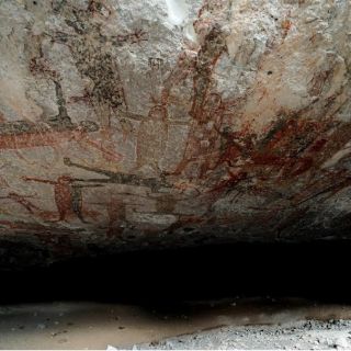 Pinturas rupestres en BCS dan cuenta del estilo 'Gran Mural'