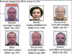 Departamento del tesoro. Sánchez Garza fue identificado en EU como parte de una red de lavado de dinero. ESPECIAL /