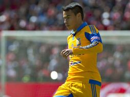 El argentino se lastimó durante el encuentro contra el Toluca, partido que significó su debut con los felinos. MEXSPORT / ARCHIVO