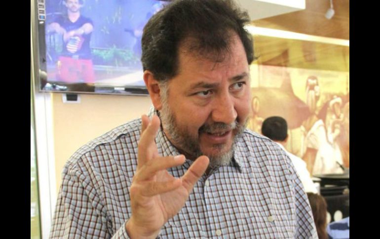 Desde el pasado 8 de enero, Fernández Noroña había anticipado su intención de buscar la presidencia. NTX / ARCHIVO