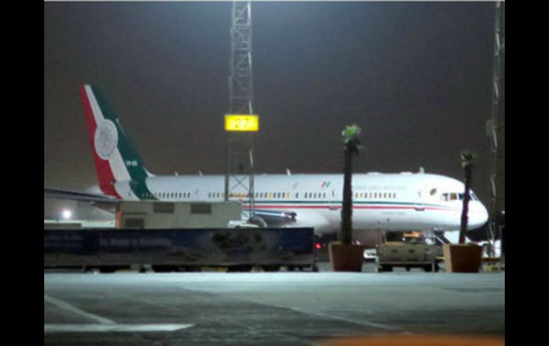 El avión Boeing 757 'Presidente Juárez' se mantendrá como parte de la flota aérea del Estado Mayor, reiteran. NTX / ARCHIVO