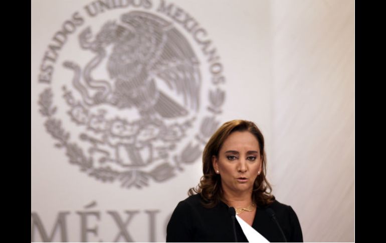 Claudia Ruiz Massieu informó que ya se contactaron con los familiares de los lesionados para ofrecerles apoyo consular. EFE / J. Núñez