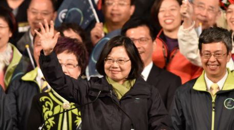 Tsai prometió mantener el estatus quo de independencia de facto de la isla de 23 millones de habitantes. AP / S. Yeh
