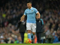 Un doblete de Sergio Agüero colabora en el triunfo del City 4-0 sobre el Crystal Palace. AFP / P. Ellis
