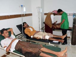 Los heridos fueron llevados a hospitales. AFP / S. Al-Obeidi