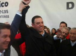 Tello Cristerna agradeció el apoyo recibido y llamó a la unidad. TWITTER / @CarlosPuenteZAC